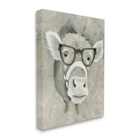 Ступел индустрии Ферма говеда очила живопис галерия увити платно печат стена изкуство, дизайн от Синди Джейкъбс