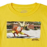 Аватар: Последният Въздушен Повелител Момчета Графични Тениски, 2-Пакет, Размери 4-18