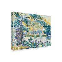 Търговска марка изобразително изкуство 'градината на художника в Сен Клер' платно изкуство от Анри Едмонд