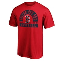 Мъжки фанатици маркови червено Бостън червено така Прайм пас тениска