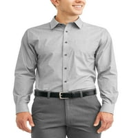 Мъжка риза с дълъг ръкав до 3хл