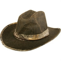 Мъжко лого каубойска шапка, малка средна, екст камуфлаж