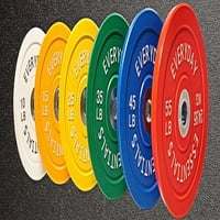 Балансот олимпийската плоча Тегло плоча със стоманена главина, цветно кодирани, кг комплект