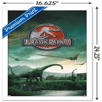 Джурасик Парк-Постер На Стената На Динозаврите, 14.725 22.375