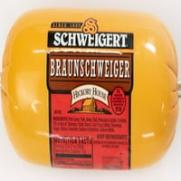 Свинско Швайгерт Брауншвайгер 11з запечатан в пластмаса без глутен 8гр протеин на 2з сервиране