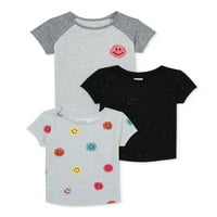 Гаранционни Малки Момичета Тениска С Къс Ръкав, Размери Месеци-Т
