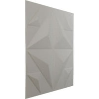 Екена мелница 5 8 в 5 8 х Кристал Ендуравал декоративен 3д стенен панел, текстуриран металик сребрист