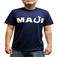 Остров екипаж Хавай Дри Фит хладно тениска, Мауи риба кука, флот, с