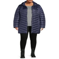 Голям хлад жените Плюс размер мулти-юрган надолу бленд бухалка палто