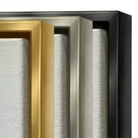 Ступел индустрии модерни смели Чадъри подреждане графично изкуство металик злато плаваща рамка платно печат