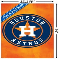 Хюстън Астрос-Плакат С Лого, 22.375 34