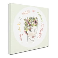 Търговска марка изобразително изкуство' ливадни цветя ' платно изкуство от Жьотсна Уарикоу