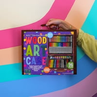 Арт начинаещ художник многофункционален комплект в дървена кутия С за деца