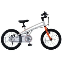 Роялбебе Роялбебе х супер лека сплав детски велосипед възраст-6, бяло и оранжево