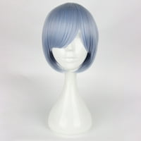 Уникални изгодни човешки перуки за жени дама 14 сини перуки с перука шапка синтетични влакна