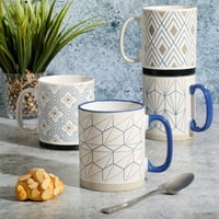 Г-н Кафе Паркмил 17оз каменинови Чаши за кафе в разнообразни дизайни