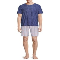 Мъжки Топ и шорти спално облекло комплекти, размери с-2КСЛ, Мъжки пижами