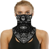 Череп маска за Лице Шия маншет с уши бримки лицето кърпа за многократна употреба триъгълник маска шал Балаклава