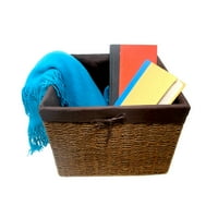 12.7 Сгъваема кошница за съхранение на хартиени въжета с рамка от желязна тел и подвижна тъканна подложка