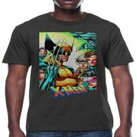 Марвел Мъже & големи мъже Х-Мен Графичен тениска, 2-пакет, размер с-3КСЛ